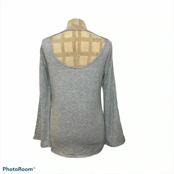 Nanette Lepore Long Sleeve Top Grey. Size Medium - Picture 2 of 6